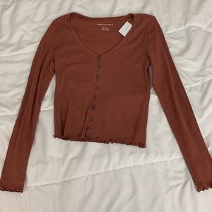 NWT American Eagle long sleeve button up